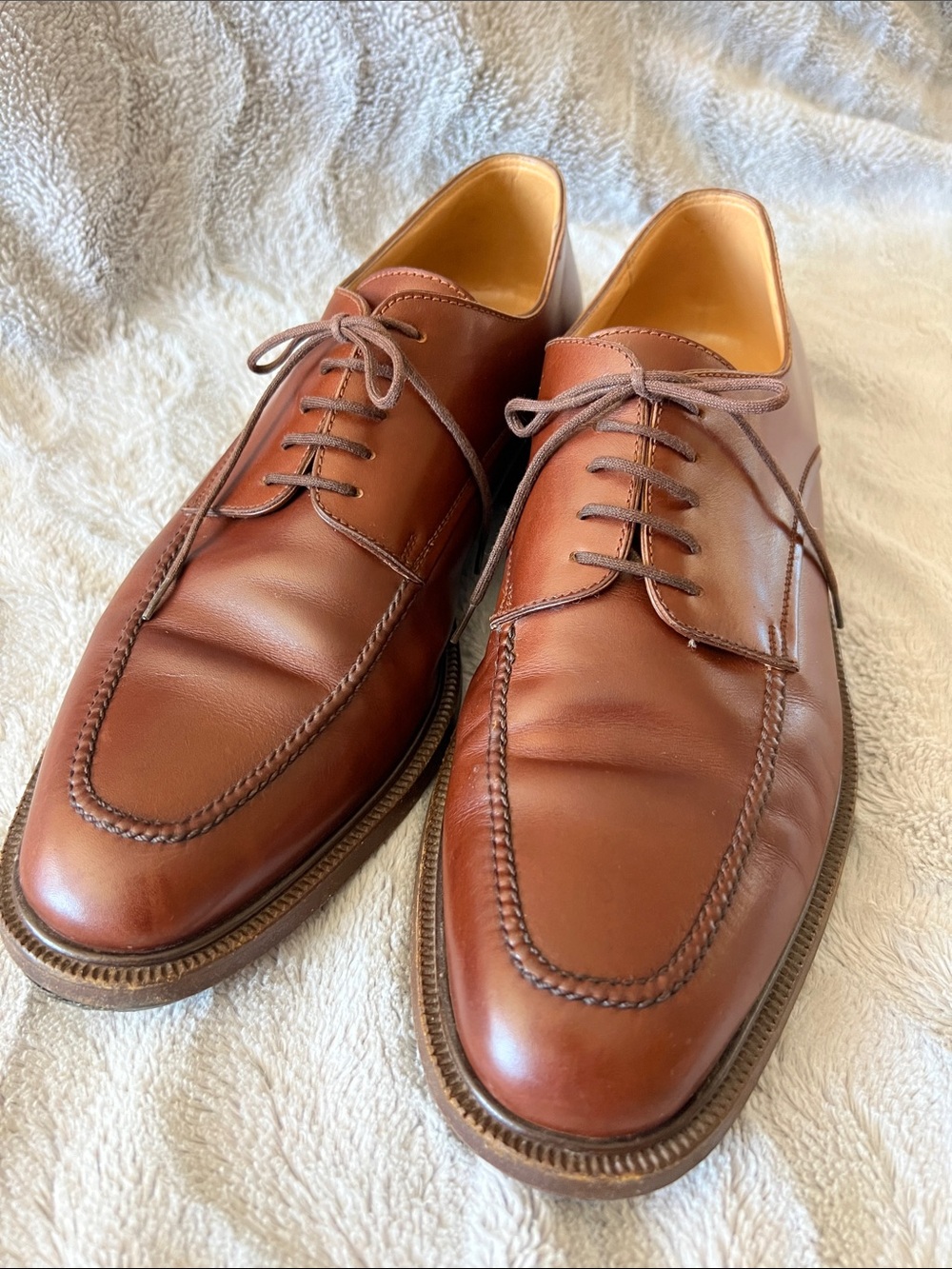 Gravati Men's Brown Leather Derby  9.5